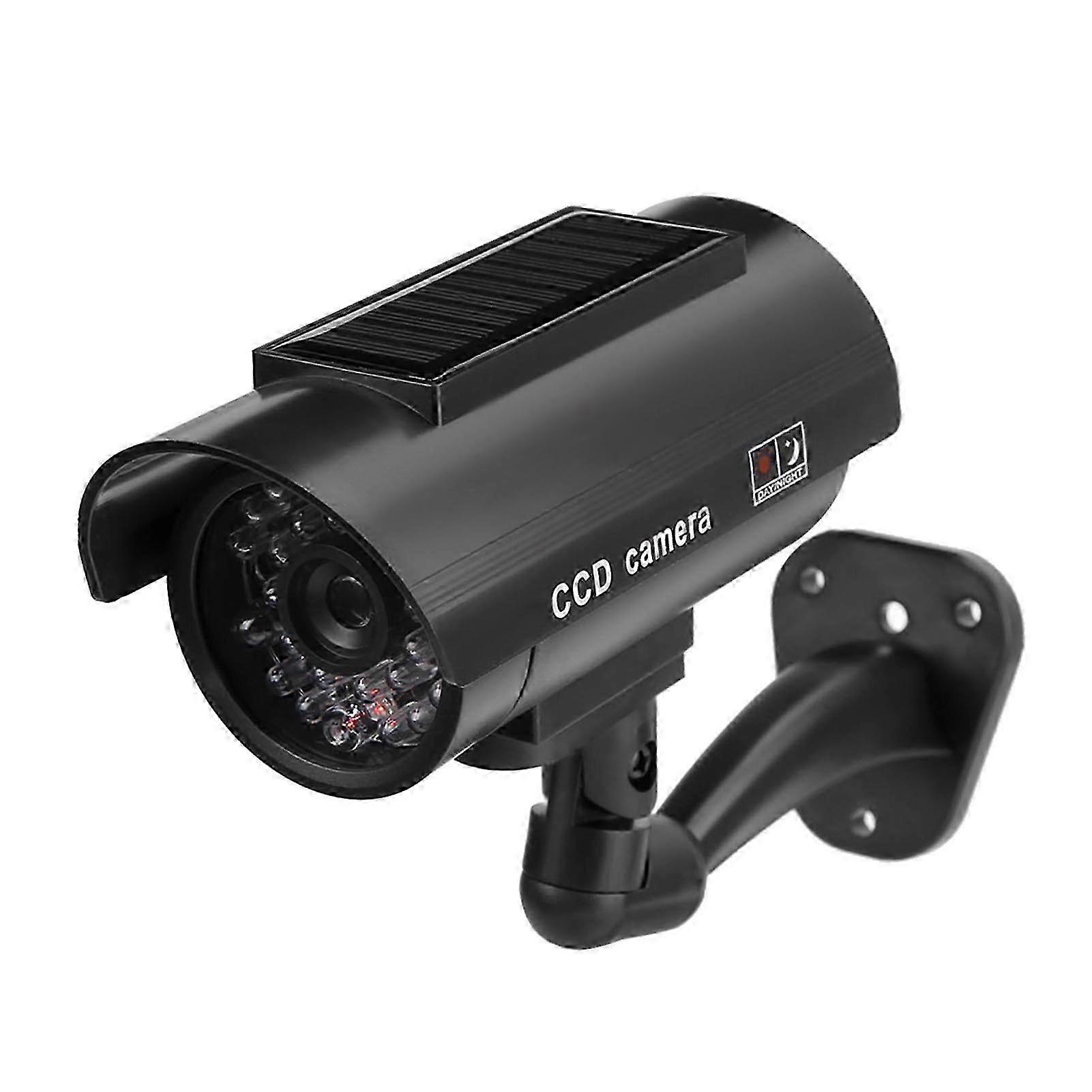 2025 Solar Powered Powered Waterproof Imitation Dummy Security Fake Camera With