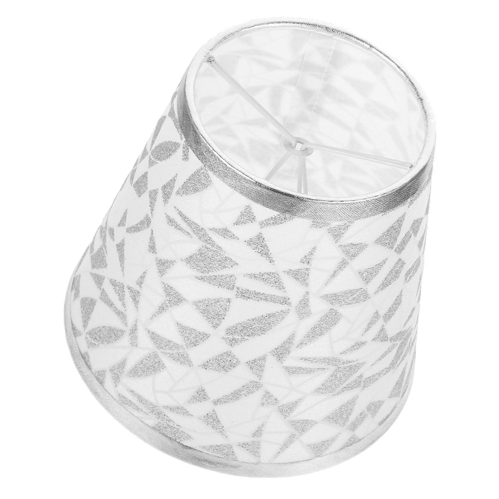 Silver Diamond Pattern Lamp Shade for Protection Use