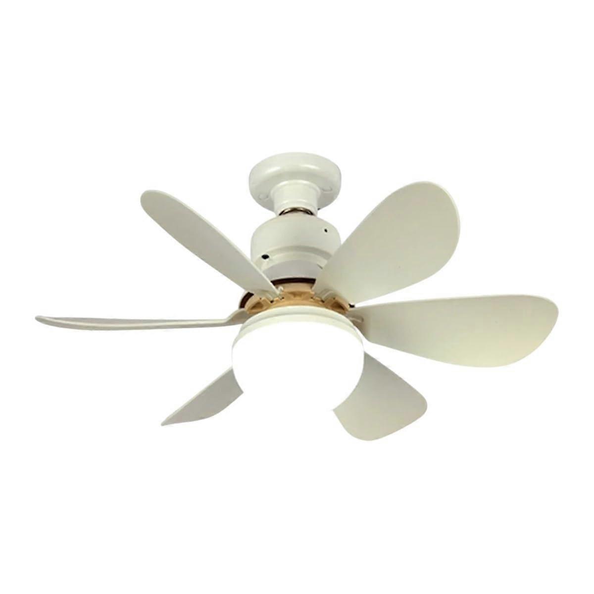 LED Ceiling Fan with Light, 40W E27, Dimmable LED, Remote Control for Living Room