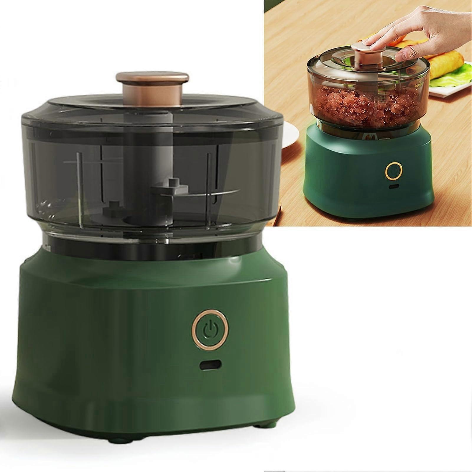 Mini Food Processor USB Rechargeable Portable Electric Chopper for Garlic Onion Meat Vegetables