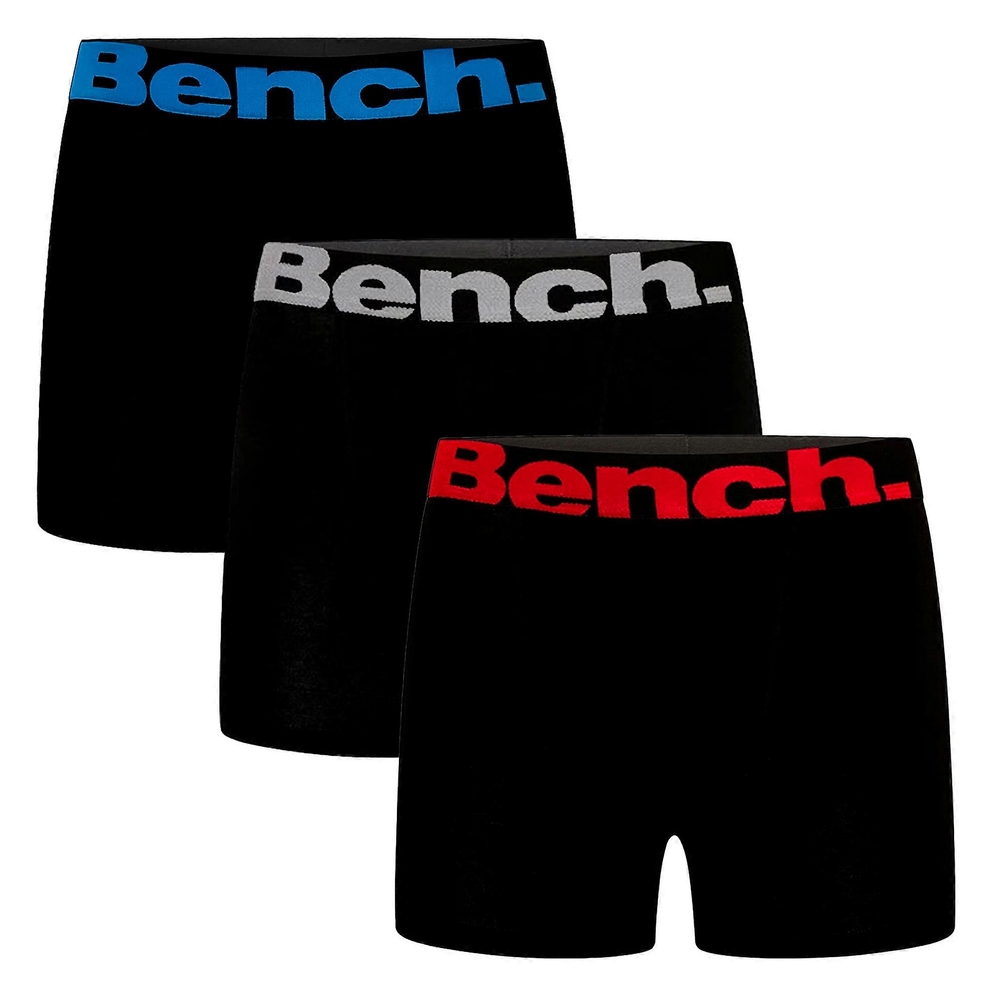 Bench - 3 Pack Mens Cotton Breathable Boxers - Macron