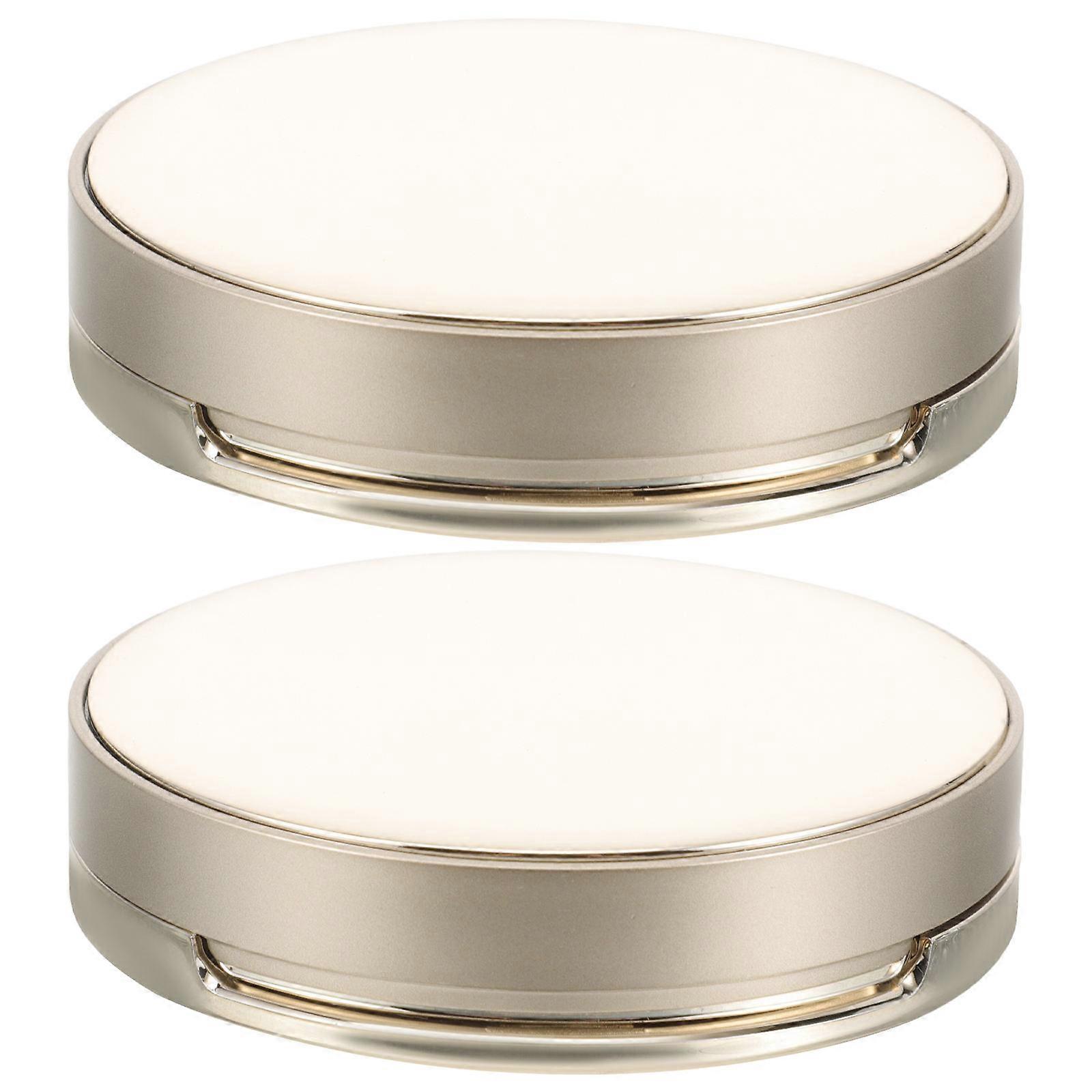 Cushion Foundation Case Portable Powder Container for 2Pcs Storage Use