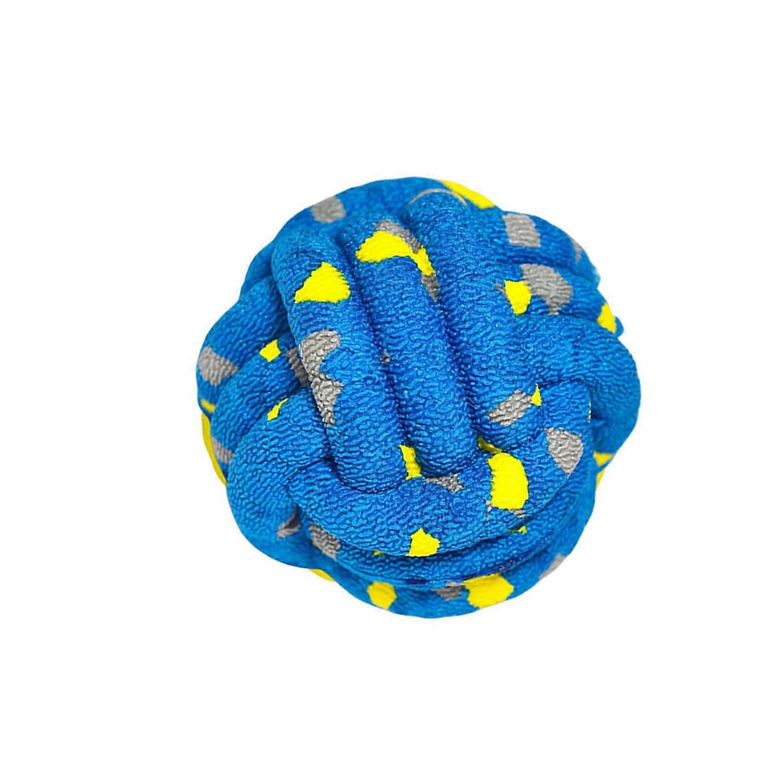 Durable Dog Chew Toy Ball with Teeth Cleaning Action, Interactive Bounce for Indoor Outdoor Pets