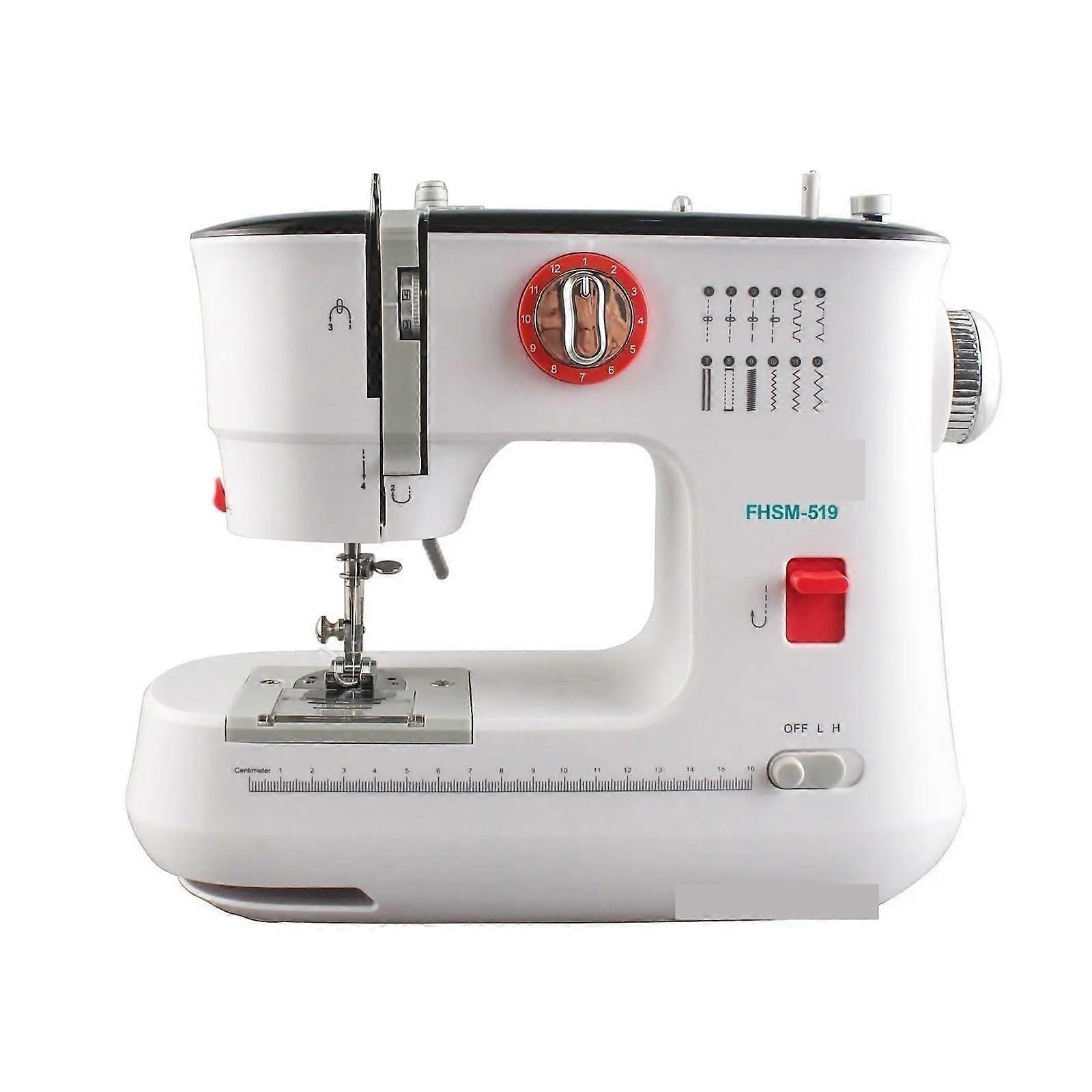Electric Overlock Sewing Machine Heavy Duty for Denim Thick Fabric with Automatic Thread Winder