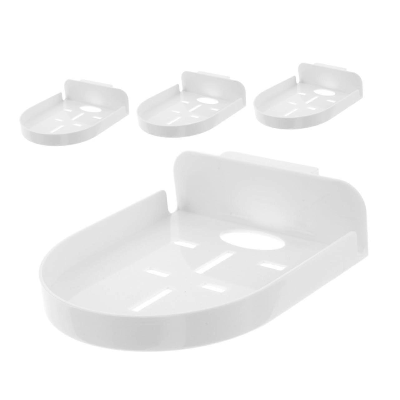 Adhesive Camera Wall Mount Shelf 4pcs NoDrill Installation for Security and WiFi Cameras