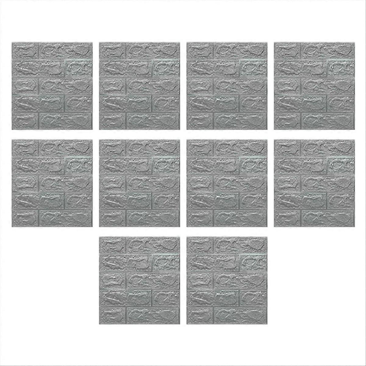 3.3D 3D Wall Stickers Self-Adhesive Wallpaper Decorative Sticker 10PC