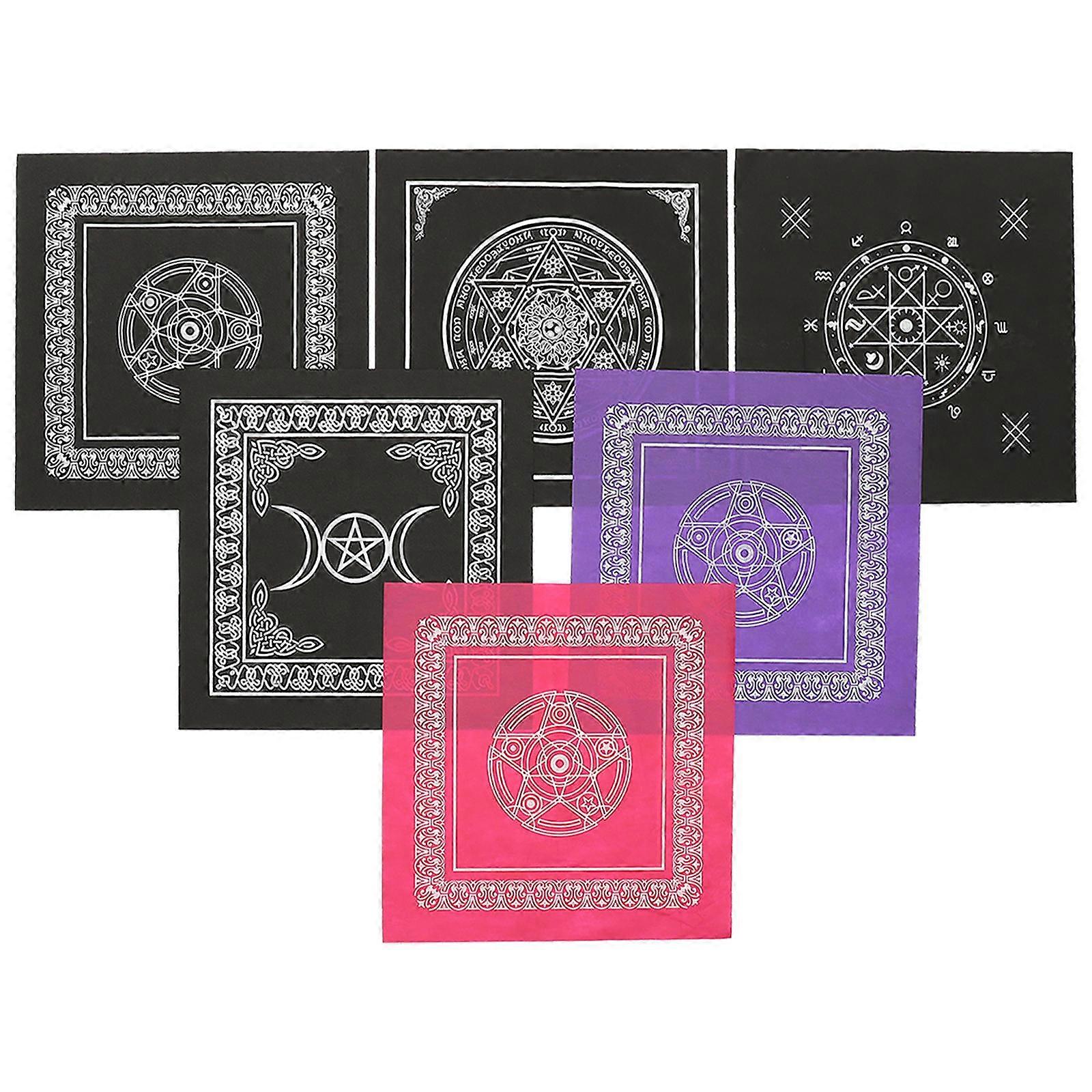 Tarot Decorative Tablecloth Tablecloth for Party Use 18Pcs Set