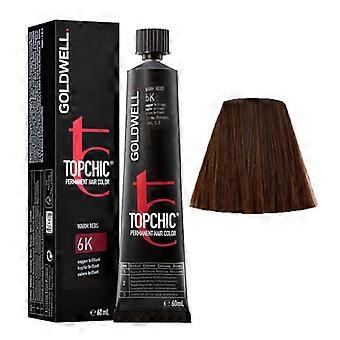 Haarkleur - Goldwell - Topchic - Tube 60ml - 6K - Kastanje - Crème