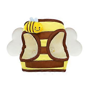 No Pull Dog Harness and Leash Set for Small Dogs – Lightweight Comfortable Cartoon Bees Vest for Walking