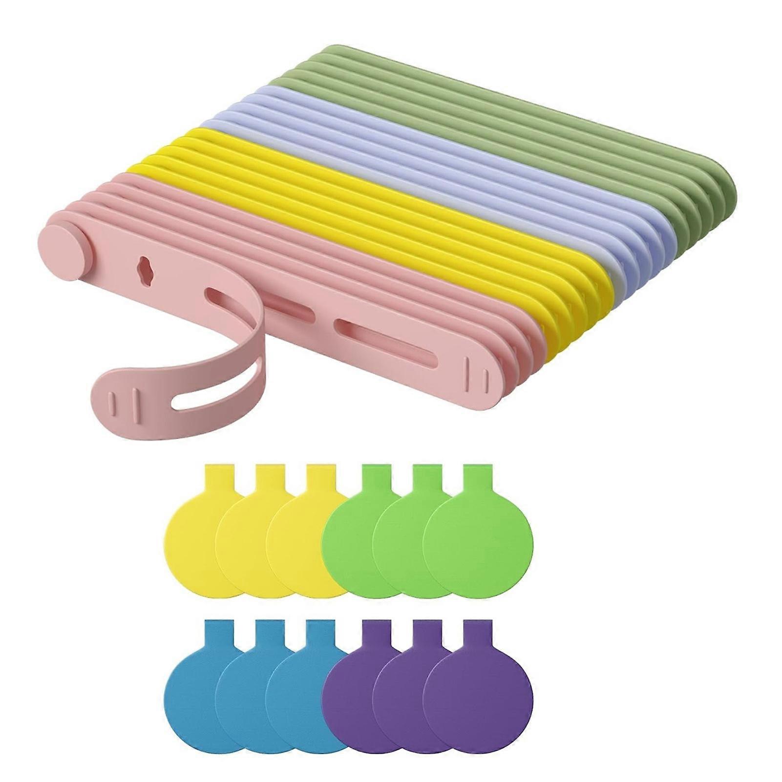 Data Cable Ties - Waterproof Elastic - for Cord Organizer 20pcs