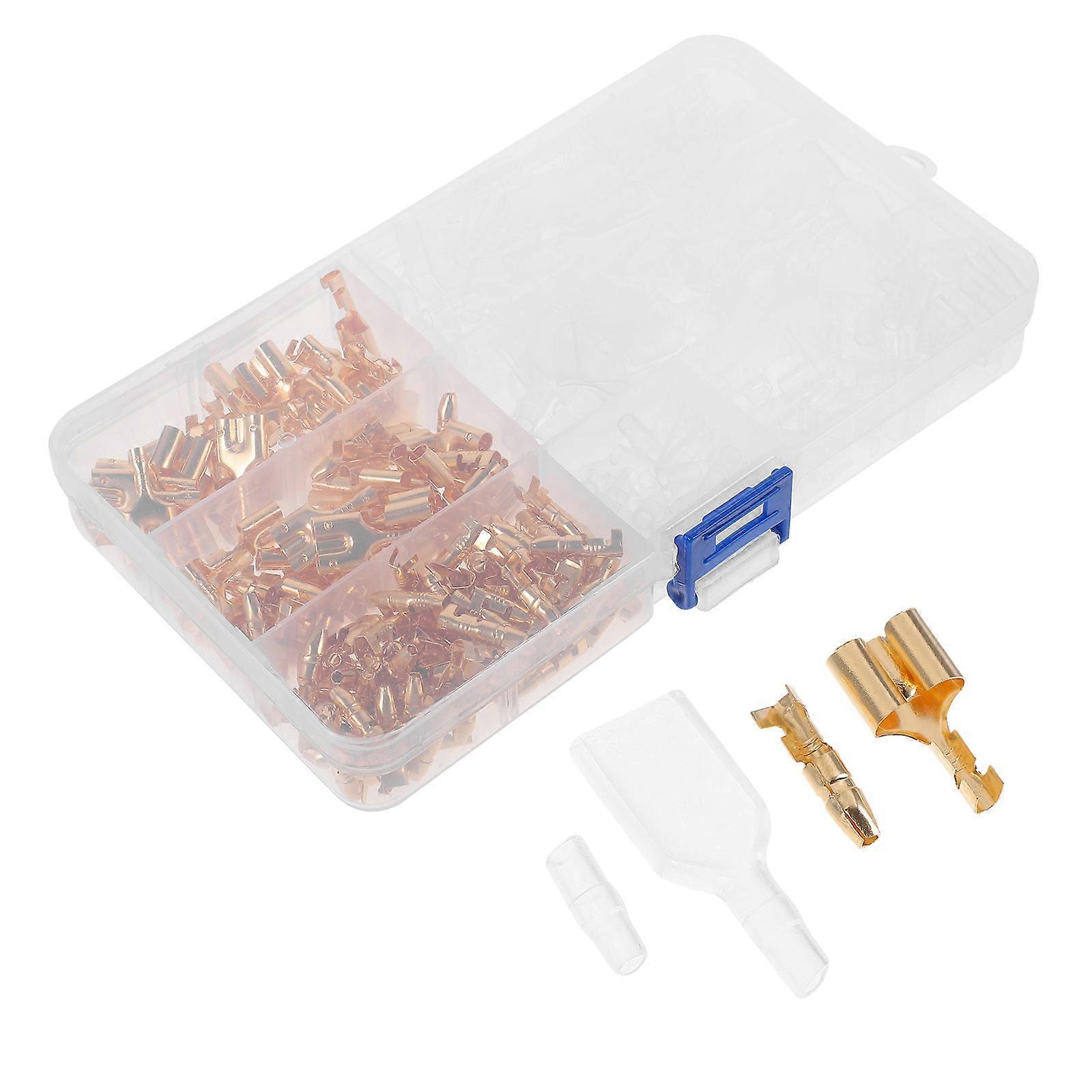Wire Connectors Bullet Crimp Terminals for Motorcycle 4Sets