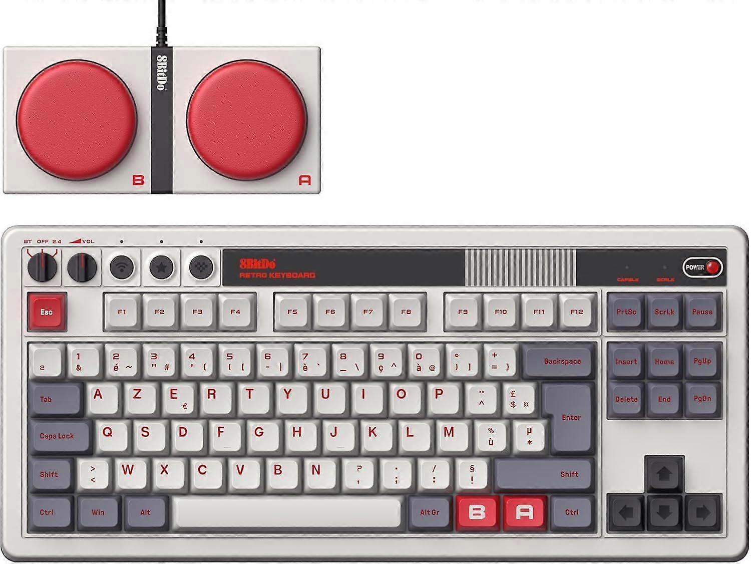 8BitDo Retro Mechanical Keyboard PC (N Edition) (Azerty Keyboard)