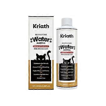 Wateradditief voor mondverzorging bij huisdieren (hond en kat) voor een frisse adem.