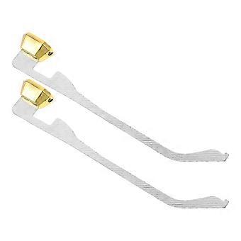2pcs Long Handle Umbrella Push Button Switches Automatic Umbrella Bow Repair Parts Open Close Metal Components Bow Open Part Snap