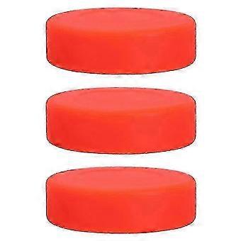 3-teiliges Outdoor-Spielset Oblate Hockey Puck Eishockey Puck Sport Hockey Bälle Hockey Puck Ersatz Outdoor Sport Hockey Puck
