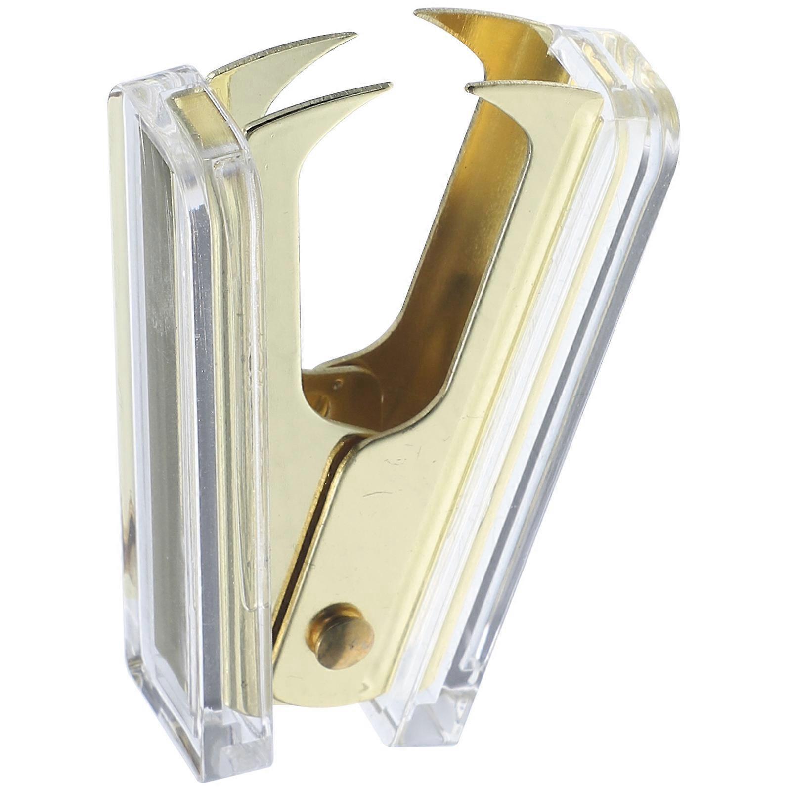 Golden Stapler Puller Office Stapler Remover for Home Use with Smooth Surface