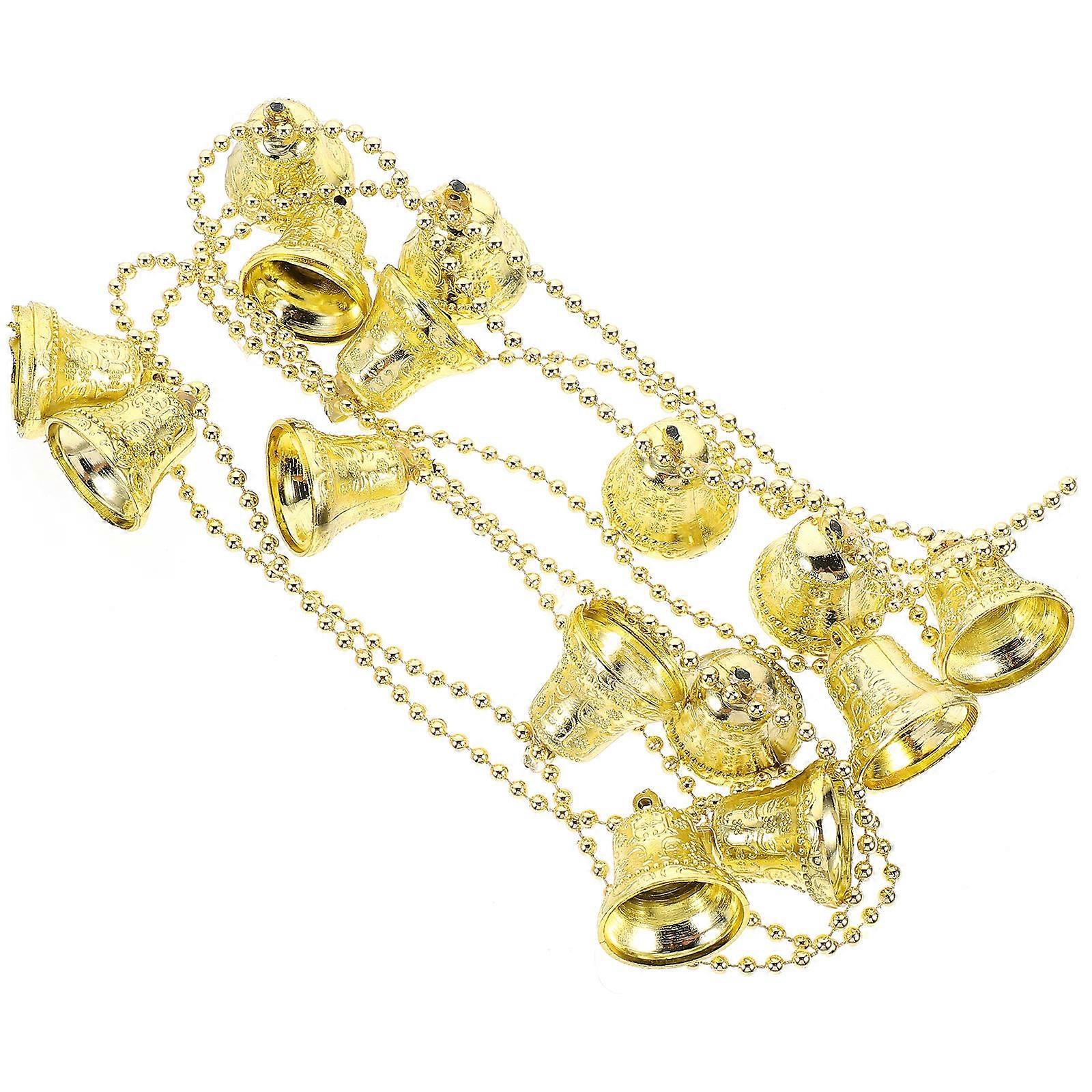 Christmas Bell String Plastic Bell String for Decoration 3Pcs