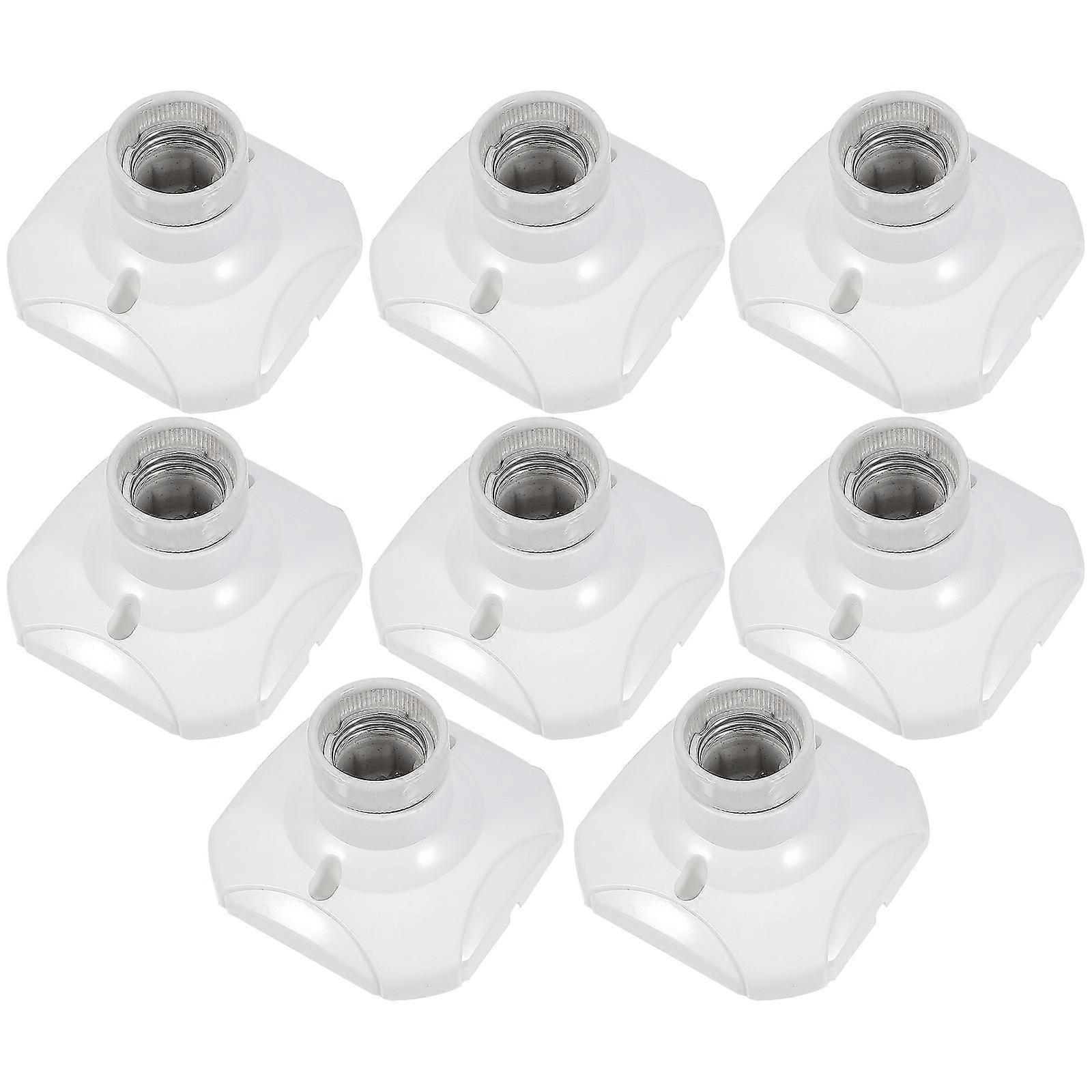 E27 Lampholder Ceramic Lampholder Square Light Base with 24Pcs Accessories