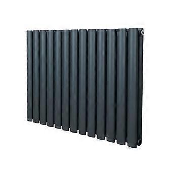 Oval Column Radiator 600mm x 780mm Modern Designer Double Panel Central Heating Heater Matt