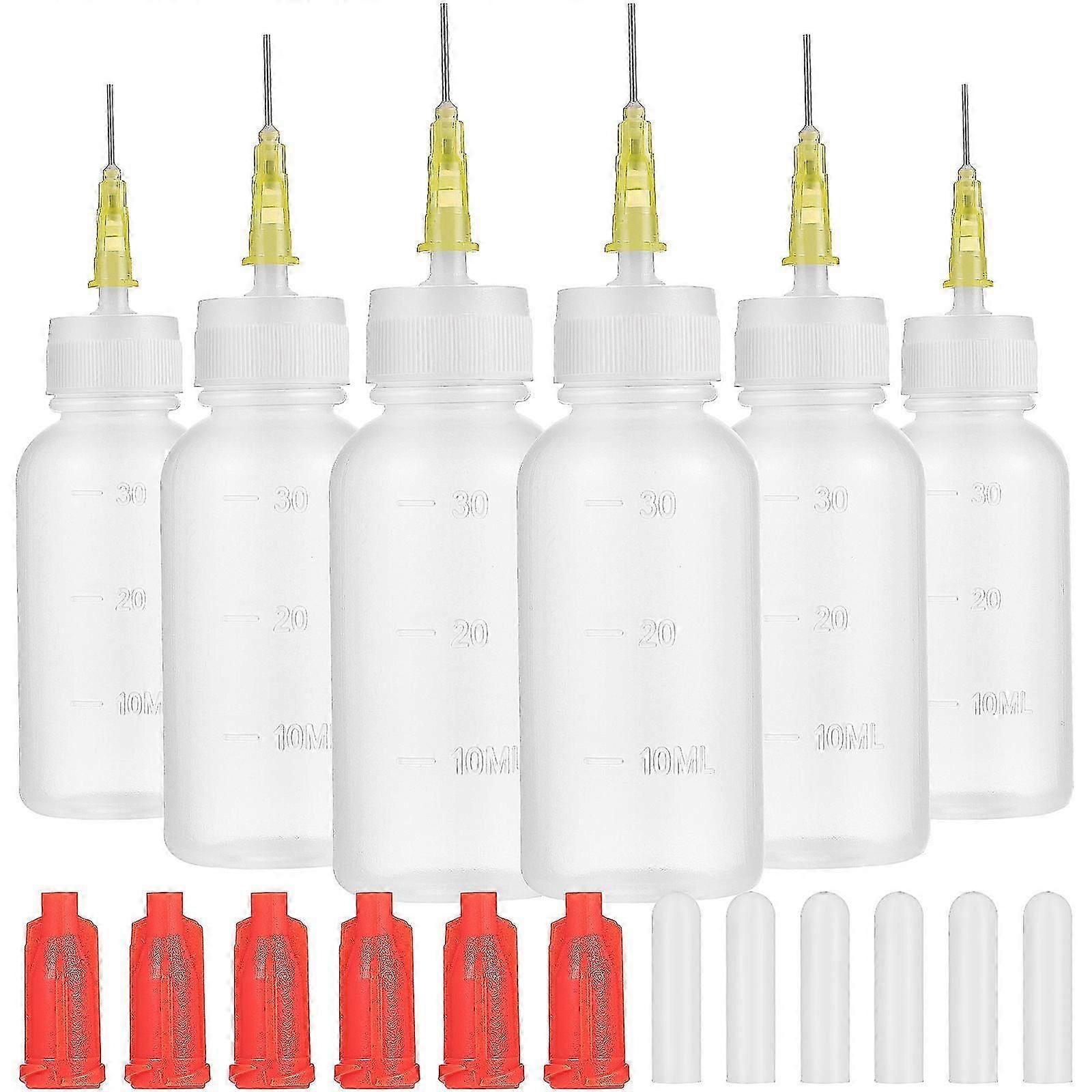 Glue Dispenser Applicator Needle Tip Bottle for Storage 18Sets Assorted
