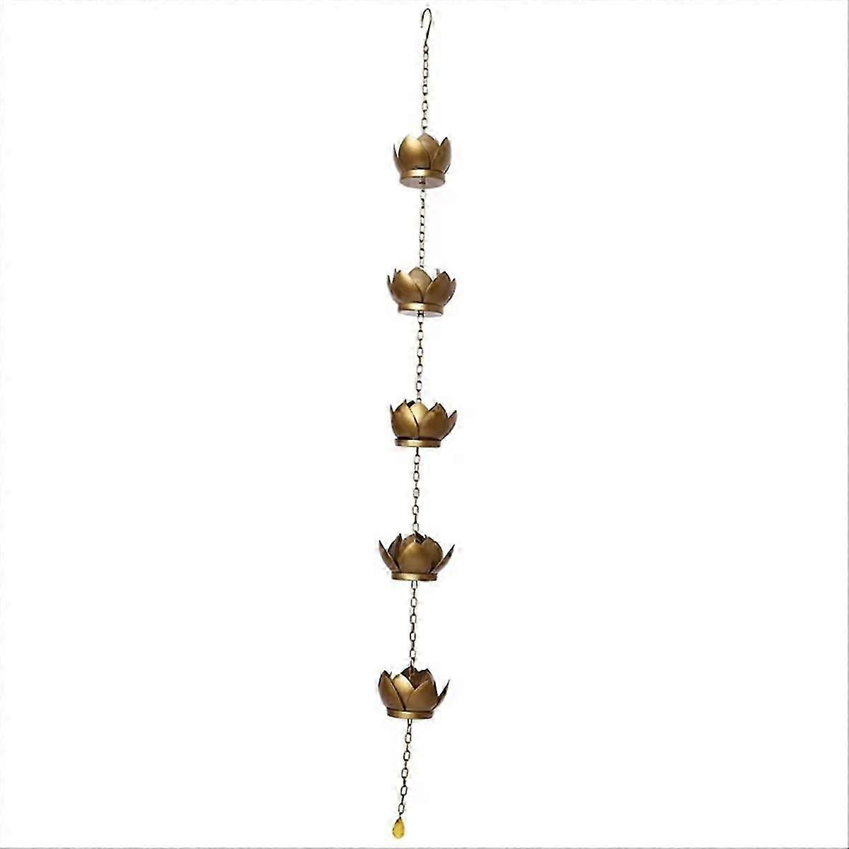 Lotus Rain Chain SetIncludes Rain Chain Gutter Adapter