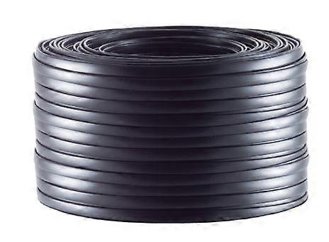 MicroConnect Telephonecable 8-leads flat black 100m