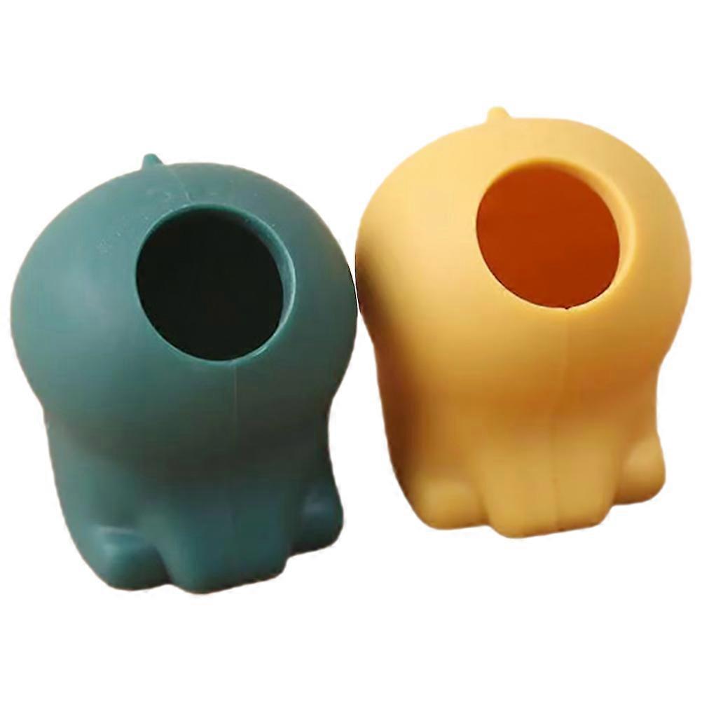 2 Stück Silikon-Eierseparatoren Eigelb und Weißabscheider Küche Eier-Gadget