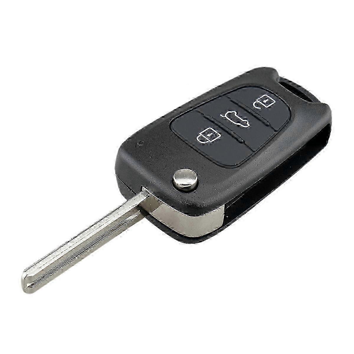 3-Button remote key shell compatible with Hyundai / Kia vehicles