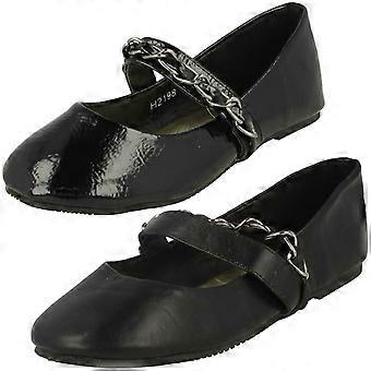Meisjes Cutie platte schoen met Bar keten
