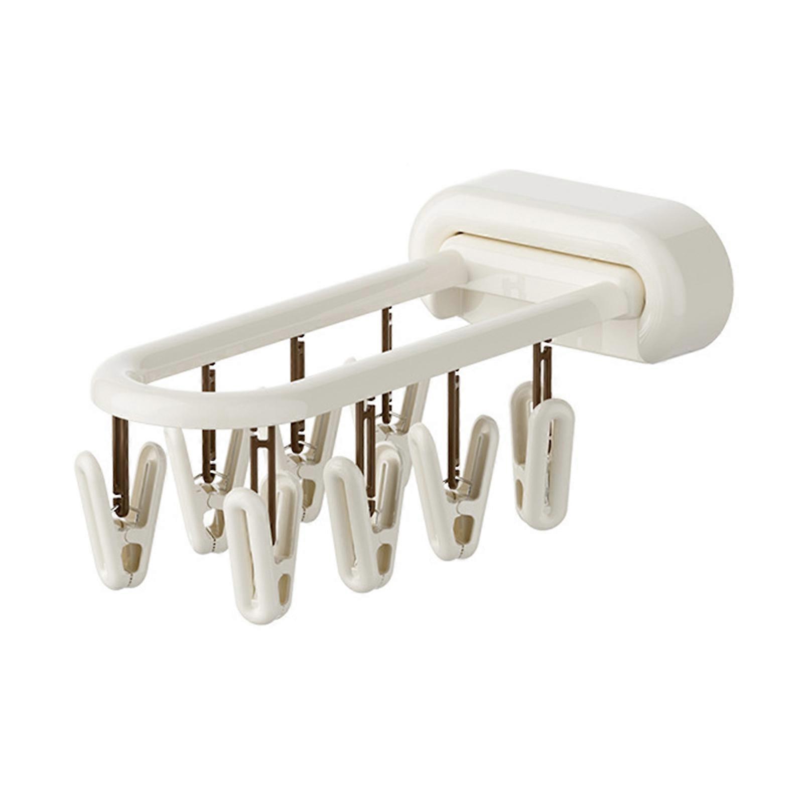 Durable Plastic Laundry Drying Rack Flexible Structure Ideal For Hosiery And Delicates Multicolor