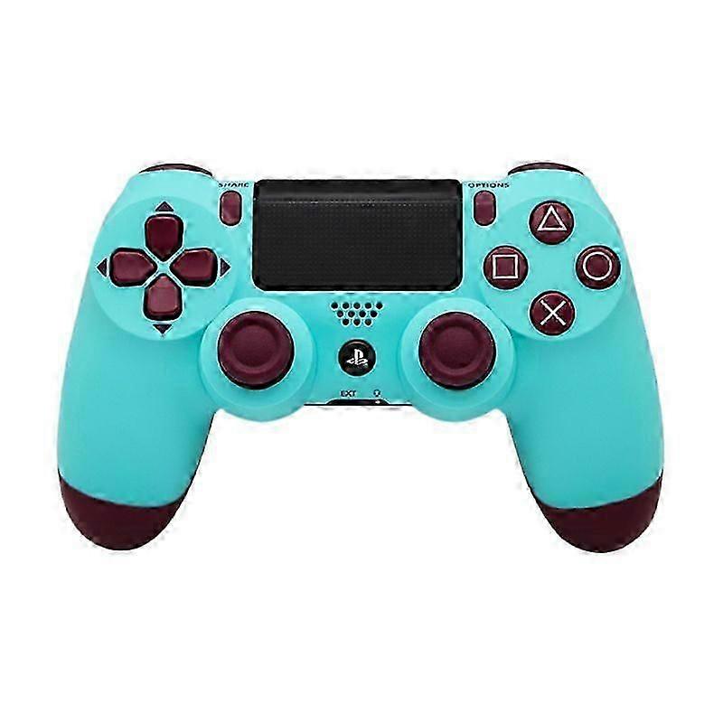 Same style ps4 game controller, wireless bluetooth controller steam computer double game controller PS4 vibration Berry Blue