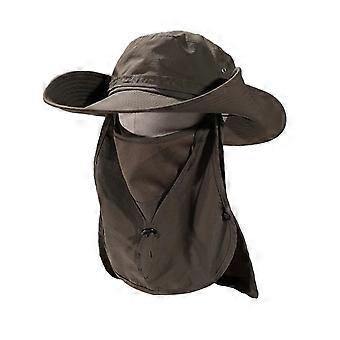 Summer Bucket Hat – with Detachable Face Guard – for Sun Protection & Gardening
