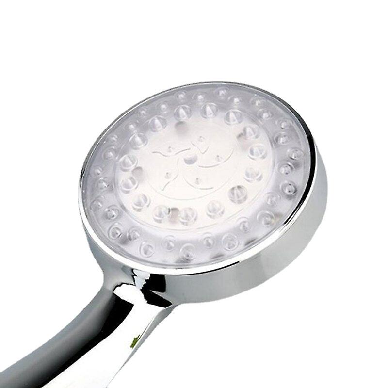 7 Colors Changing Led Light Shower Head Handheld Boosting Filtration Water