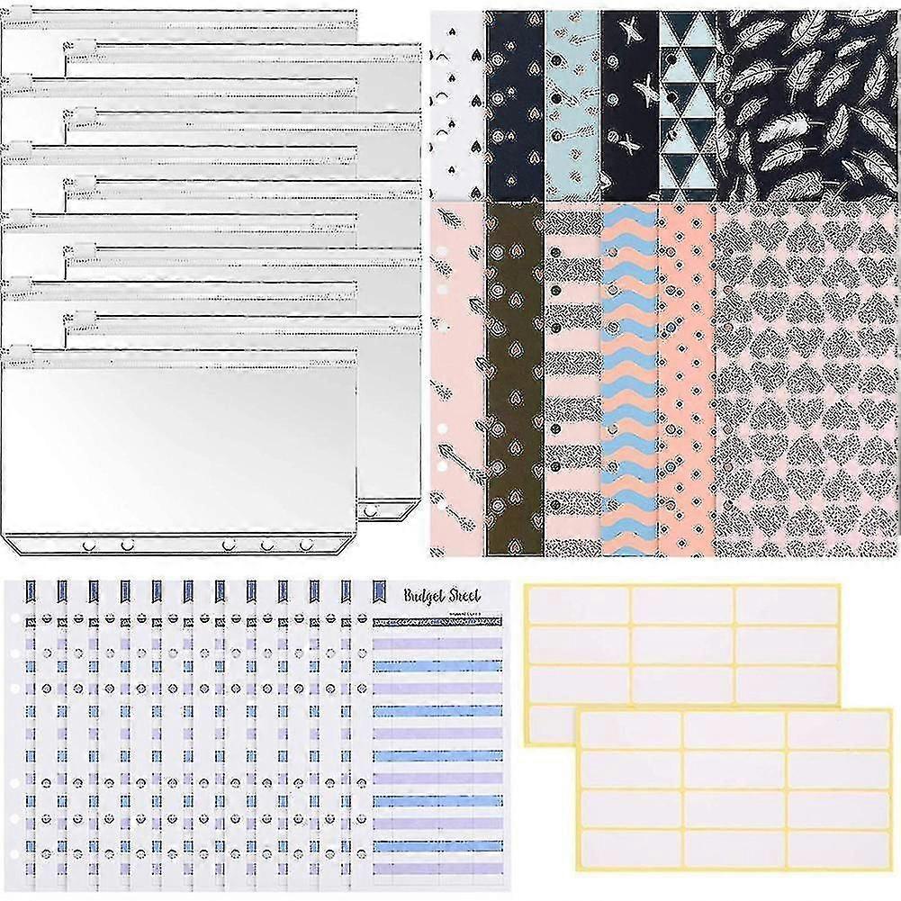 36 A6 Binder Budget Cash Envelope System Budget Planning Notepad