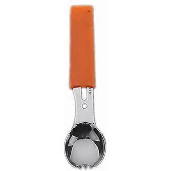 Camping Cookware,Multifunctional Travel Kit Bottle Opener Kit Spork Whistle Utensil Fork Outdoor Spoon Fork Outdoor Tool