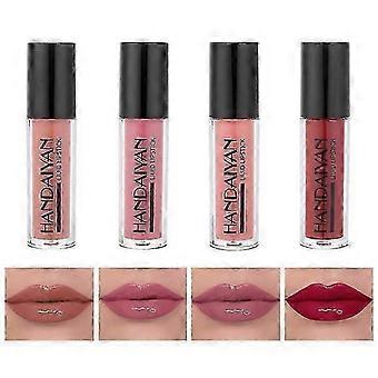4pcs/set Matte Lip Gloss Set Liquid Lipstick Waterproof Long Lasting