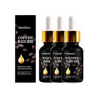3Pcs Coffee Oil, Coffee Oil Against Wrinkles, Soothes Skin and Mood, Rejuvenating and Firming Oil, Moisturising Face Oil for Skin Care, for Skin, Body