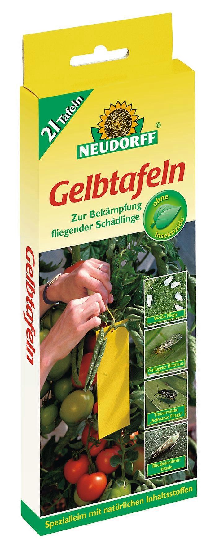 NEUDORFF Gelbtafeln (kleinformatig), 21 Stück