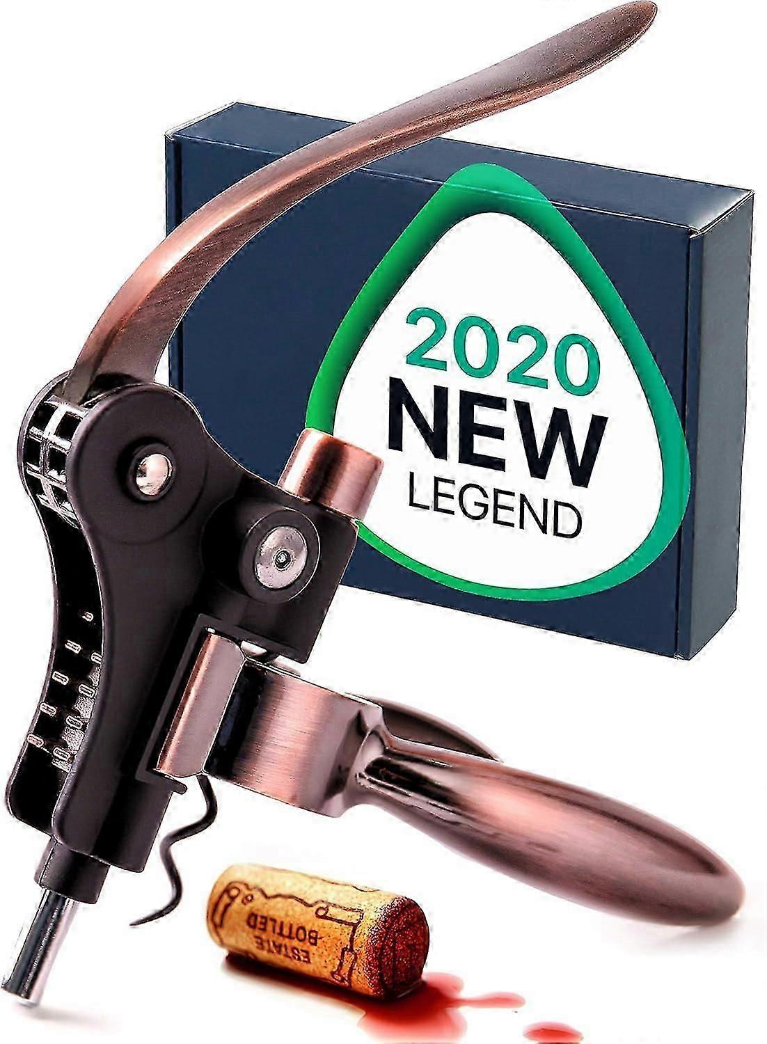 Levier Corkscrew Wine Bottle Opener Set - Marron