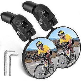 Bike Mirror,bicycle Mirror 360 Adjustable Convex Mirror2pcs Bike Rear View Mir 26-27