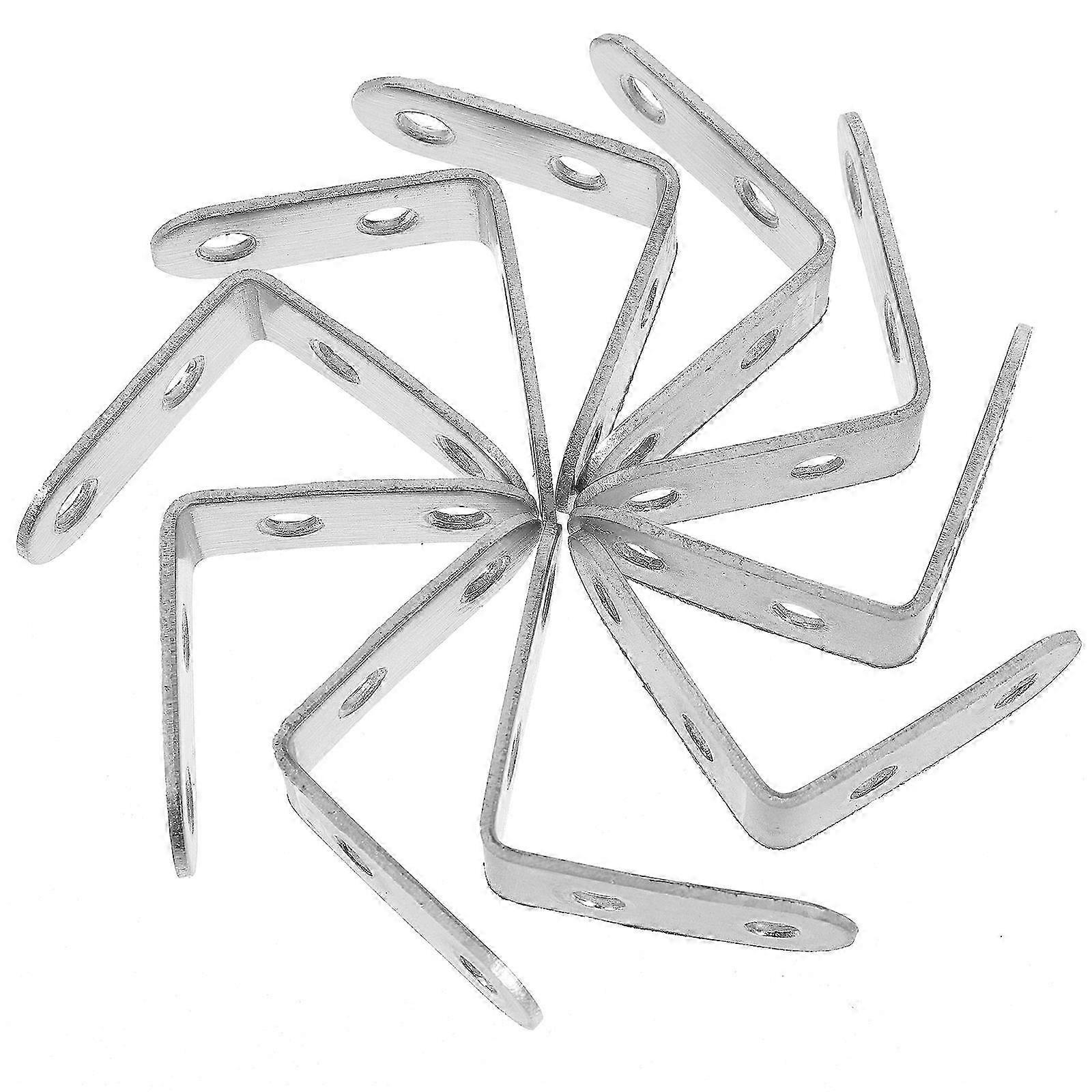 10pcs 90 Degree Corner Brace Corner Brackets Small Shelf Brackets Right Angle Brackets