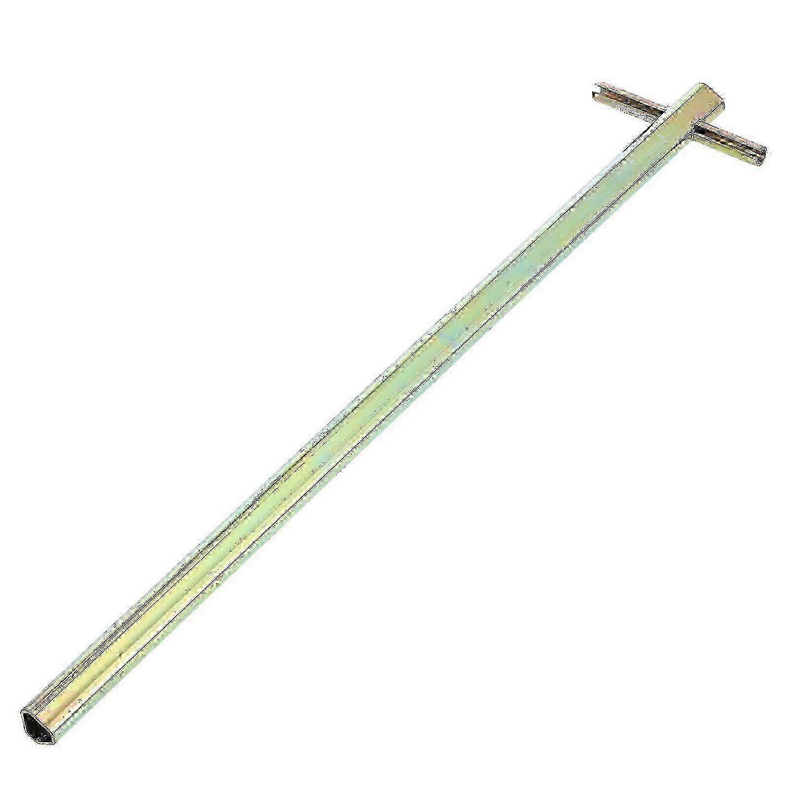 Triangular Elevator Key, Long Handle Galvanized Iron, for Emergency Elevator Door Access and Maintenance