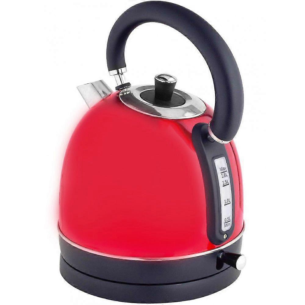 Electric Kettle 1.8L with Automatic Temperature Switch - Red
