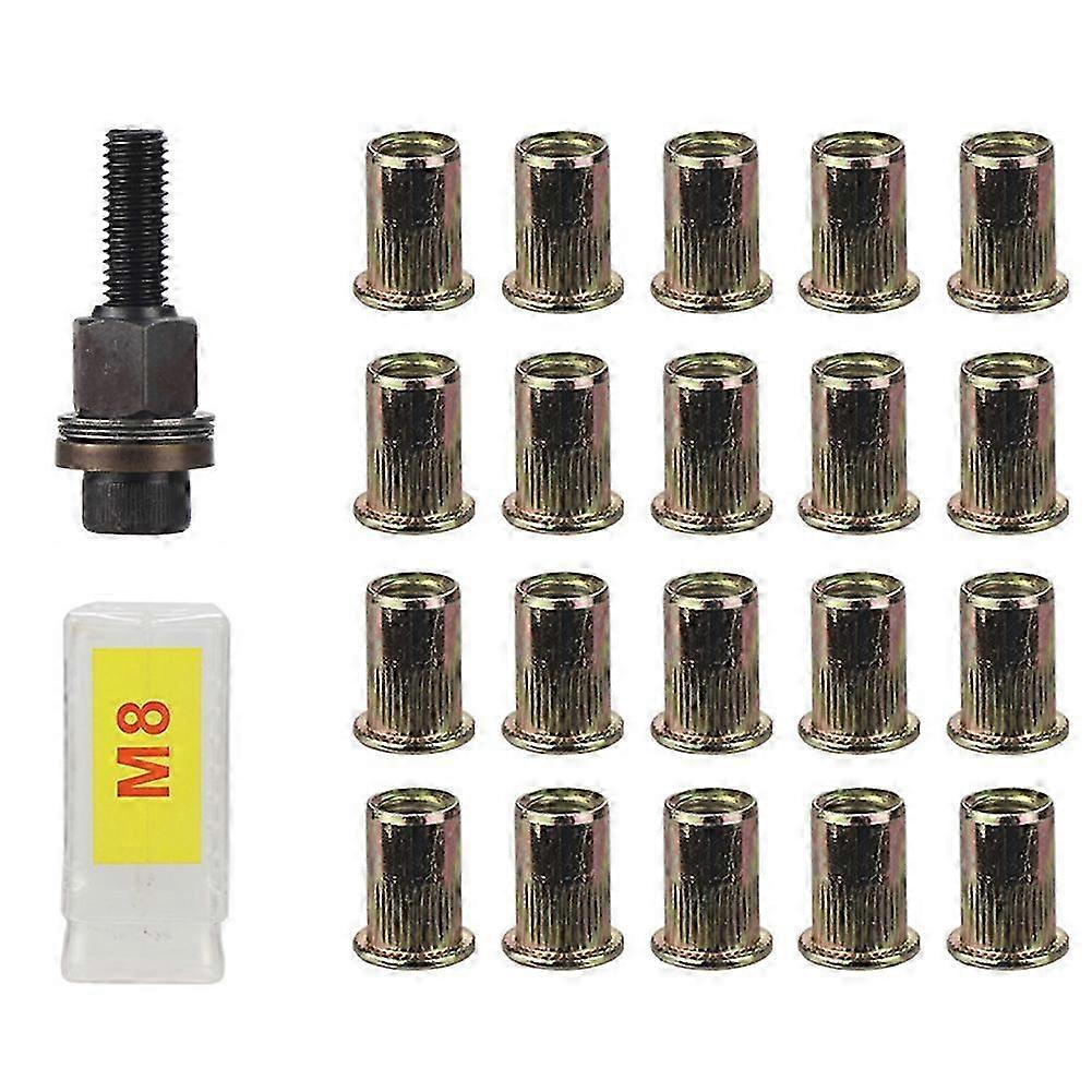 21pcs Rivet Nut Tools Hand Rivet Nut Simple Installation Manual Riveter compatible with Rivnuts Tools compatible with Nuts