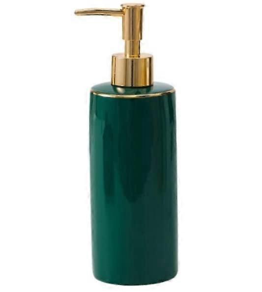Refillable Bathroom Soap Dispenser with Gemstone Pattern Pump for Controlled Lotion and Shower Use