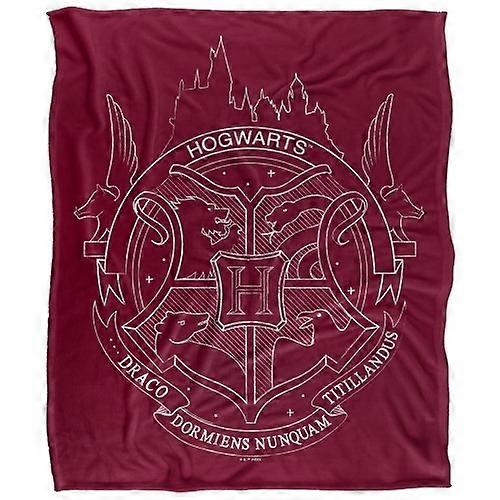Harry Potter Hogwarts Badge Blanket
