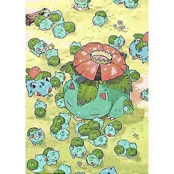 * VENUSAUR BULBASAUR * Pokmonwork Decor, Jigsaw Puzzle FSX-191