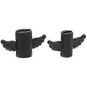 USB Cable Protector for Charging Cable 4Pcs Black Wing Style Saver
