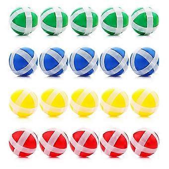 20 Stück Klettbälle, Kinder Darts Spielbälle 1,3 Zoll
