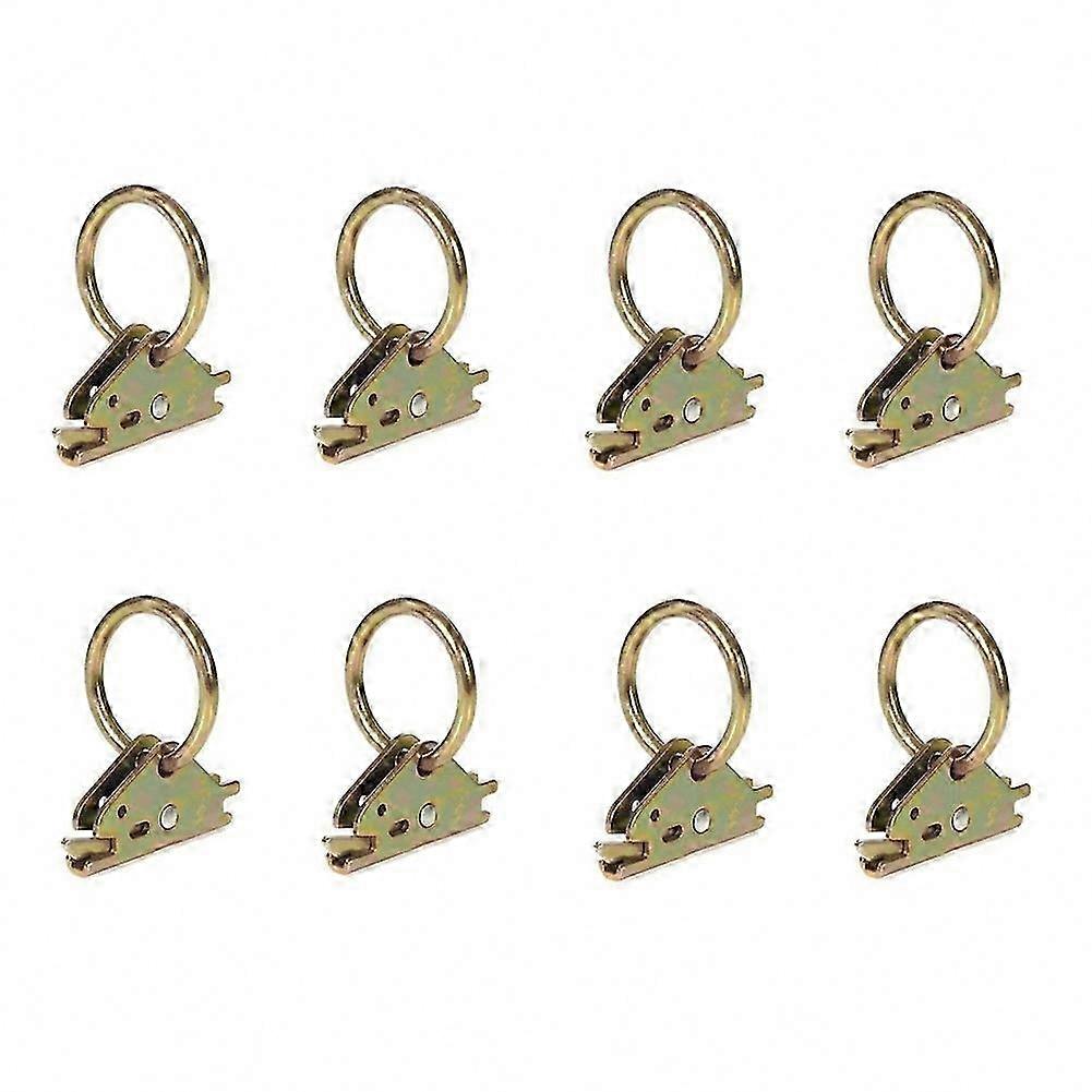 Secure Cargo in Enclosed Flatbed Trailers with 8-Pack E-Track O-Ring Tie-Down Anchors
